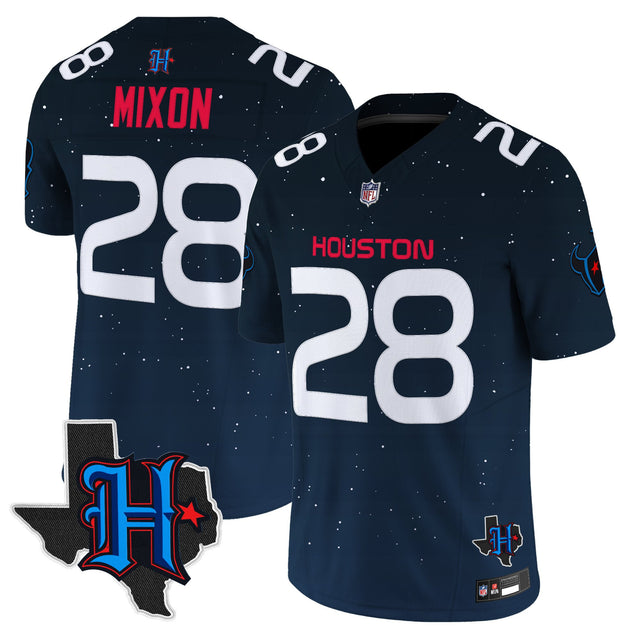 Houston Texans 'Space City Edition' Vapor Limited Jersey - All Stitched - Joe Mixon — view 1