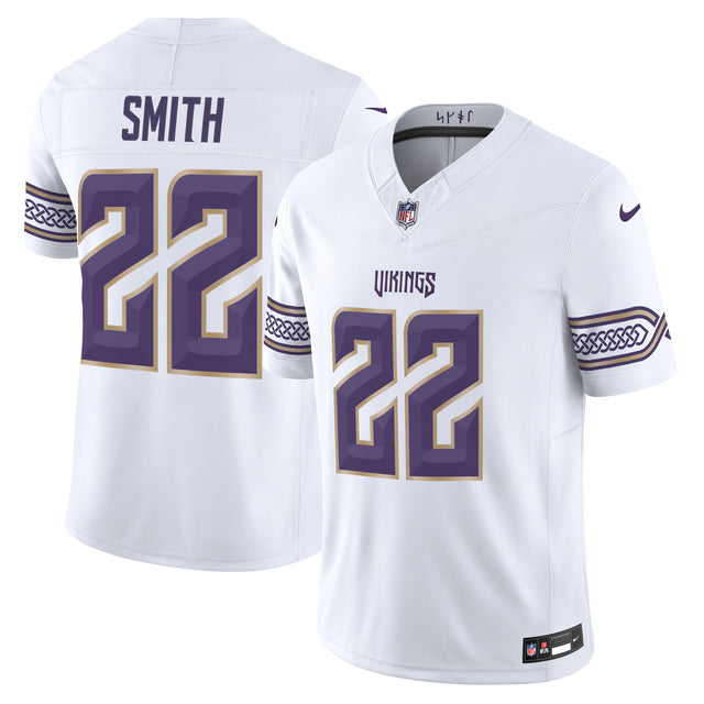 Men's Minnesota Vikings 2026 Rivalries Vapor Limited Jersey - All Stitched - White - Harrison Smith — view 1