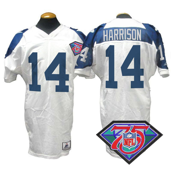 HARRISON #14 Dallas Cowboys Apex Patch White Jersey - All Stitched — view 1