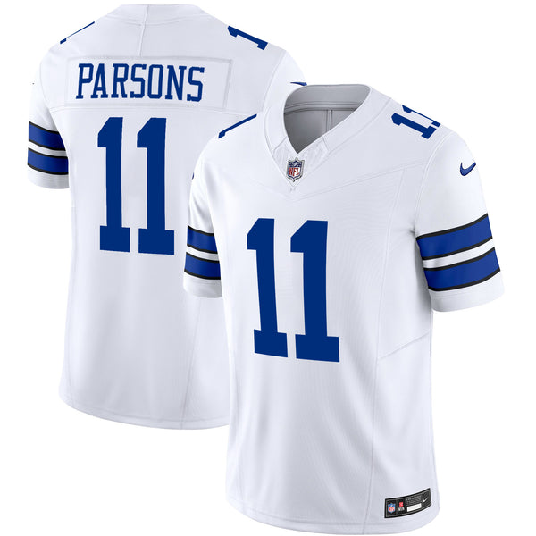 Men's Cowboys Vapor Limited Jersey – All Stitched - White - Micah Parsons — view 1