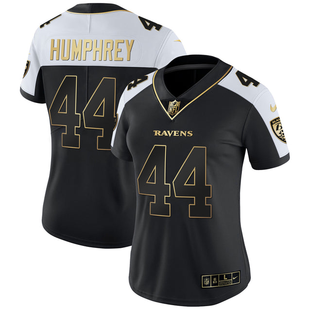 Women's Ravens Gold Vapor Jersey - All Stitched - Alternate - Marlon Humphrey — view 1