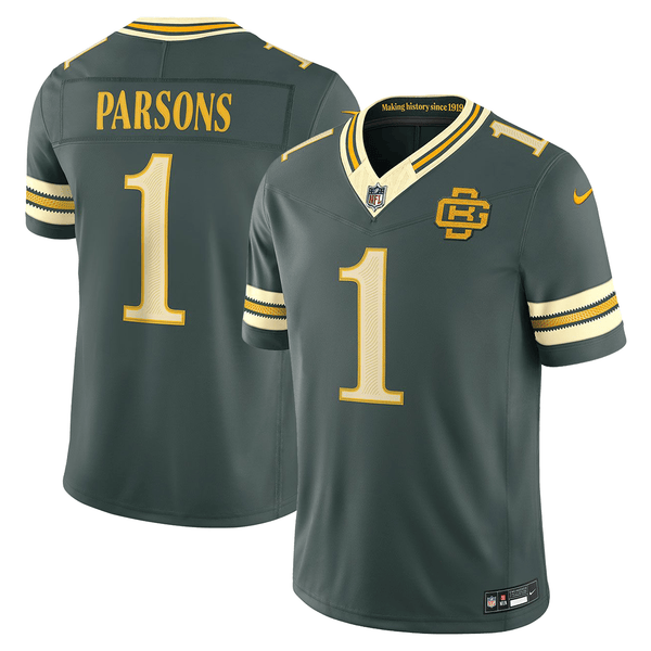 Green Bay Packers 2026 Rivalries Vapor Limited Jersey - All Stitched - Micah Parsons — view 1