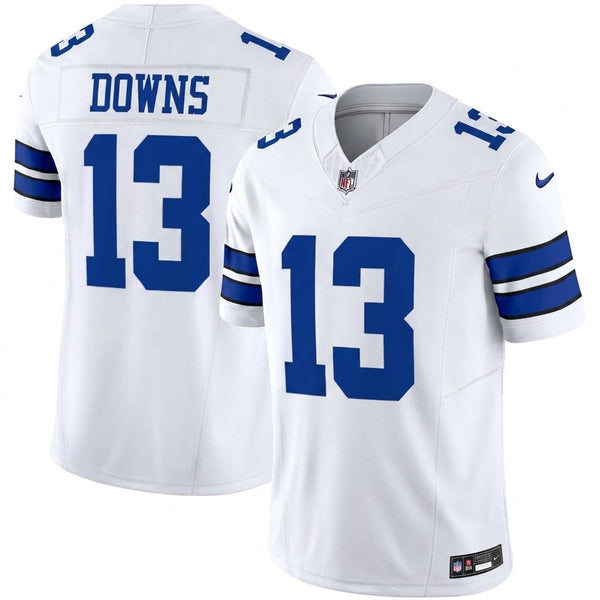 Dallas Cowboys White Jersey - All Stitched - Caleb Downs — view 1