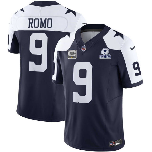 Men's Cowboys Throwback Limited Vapor Jersey V2 - All Stitched - 2004 - Tony Romo — view 1