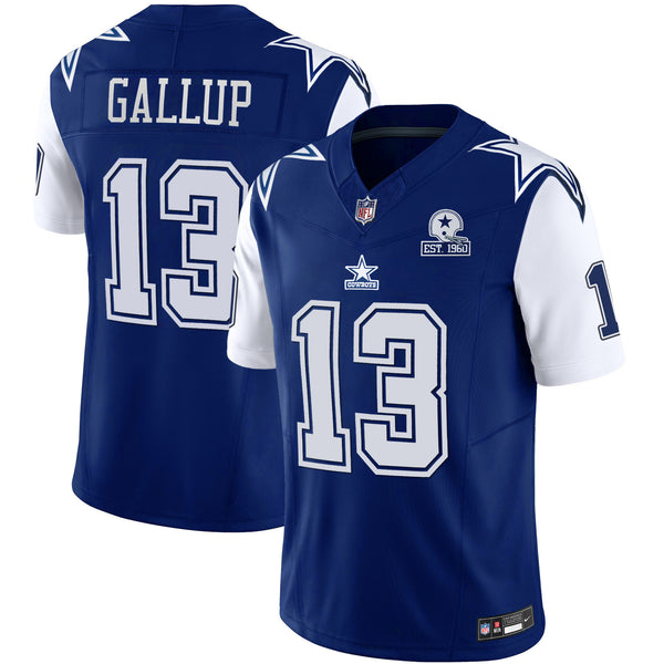 Men's Cowboys Throwback Limited Vapor Jersey - All Stitched - 1995 - Michael Gallup — view 1