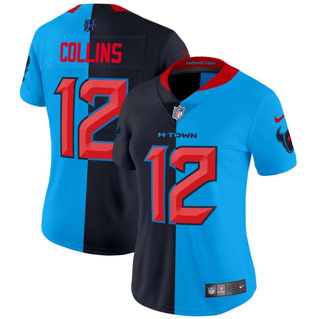 Women's Houston Texans 2024 Vapor Limited Jersey V2 - All Stitched - Split - Nico Collins — view 1
