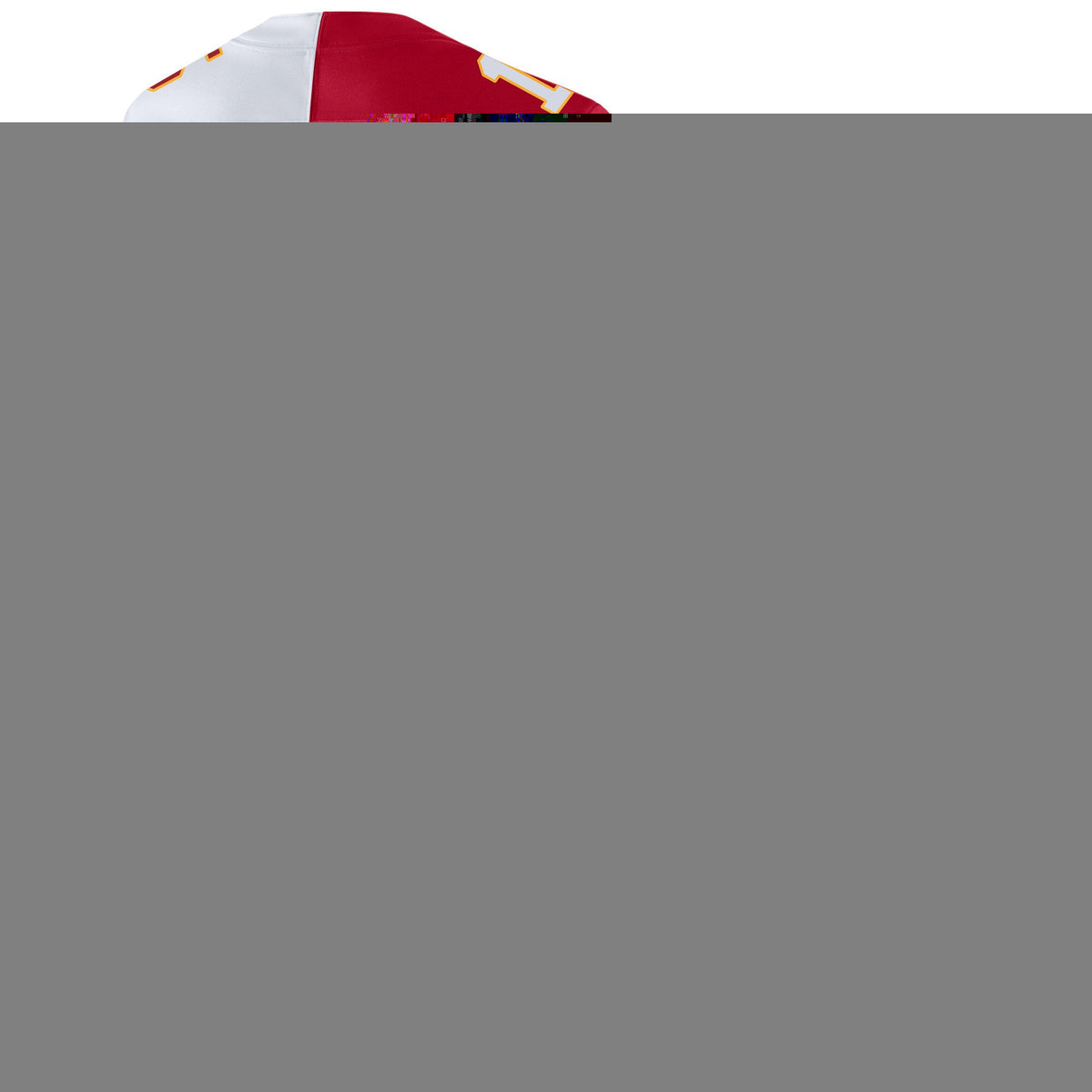 Women's Chiefs Super Bowl LVIII & Back 2 Back Gold Patch Vapor Jersey V2 - All Stitched - Split - Patrick Mahomes — view 1