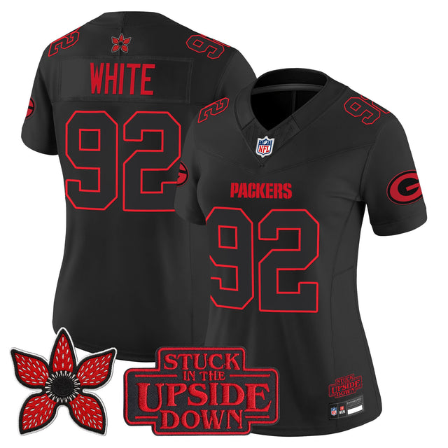 Green Bay Packers 'Stranger Things Edition' Vapor Limited Jersey - All Stitched - Reggie White — view 1