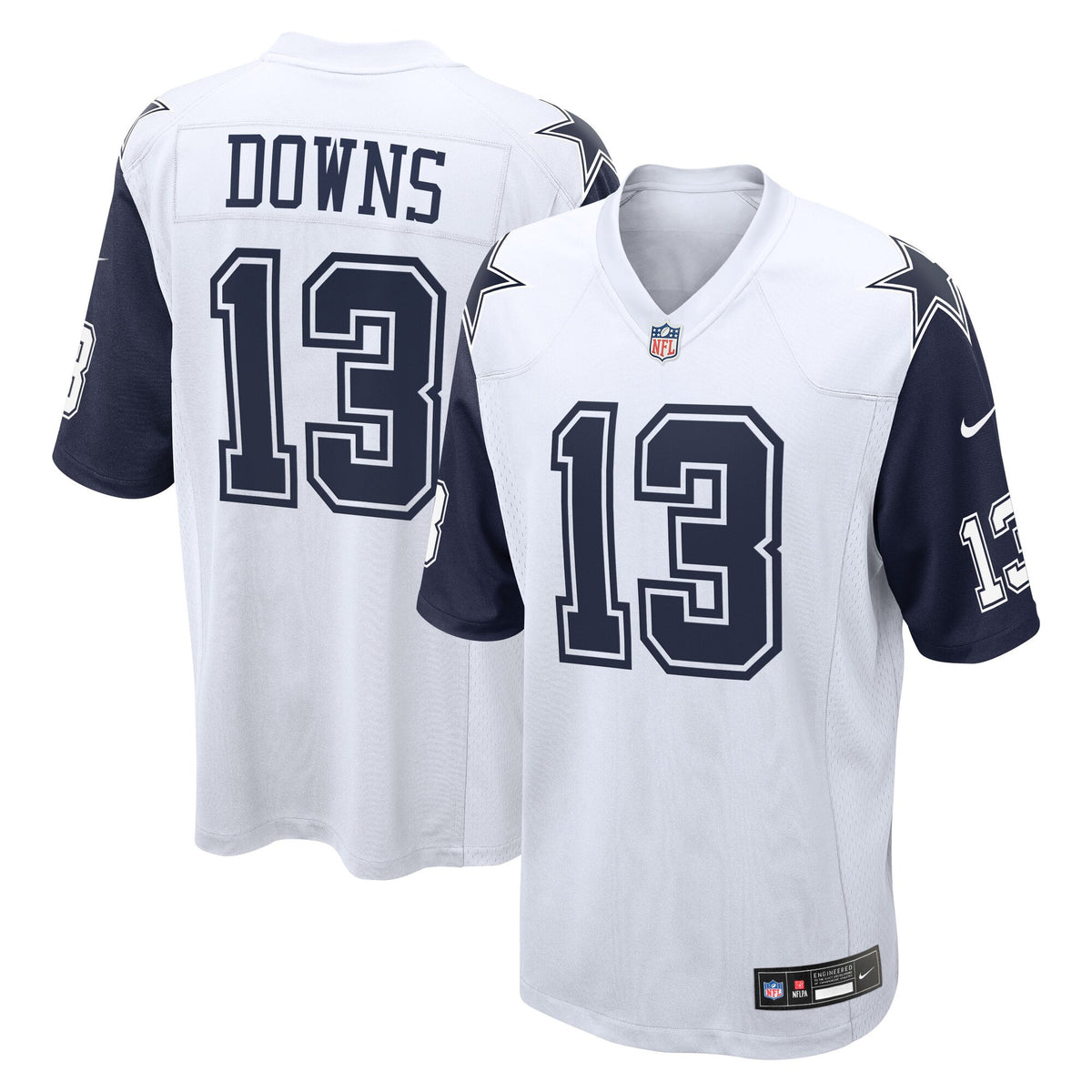 Caleb Downs #13 Dallas Cowboys Jersey - All Stitched - Throwback — view 1