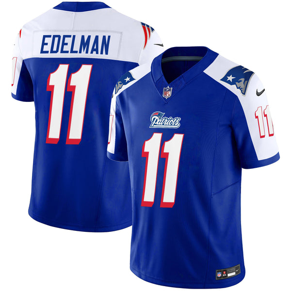 Youth's Patriots 1996 Throwback Limited Vapor Jersey - All Stitched - Alternate - Julian Edelman — view 1