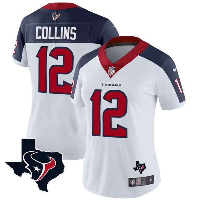 Women's Houston Texans Vapor Limited Jersey - All Stitched - Inverted - Nico Collins — view 1