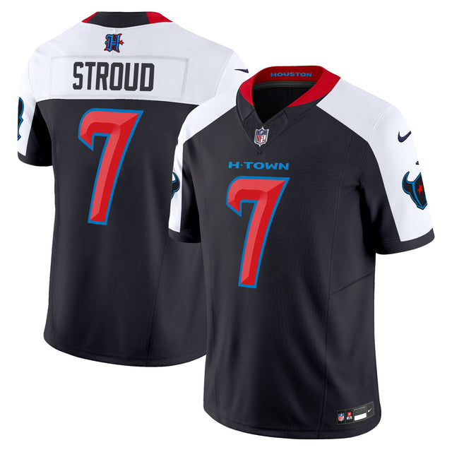 Men's Houston Texans 2024 Vapor Limited Jersey - All Stitched - Navy Alternate - C.J. Stroud — view 1