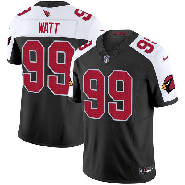 Men's Arizona Cardinals 2024 Vapor Limited Jersey - All Stitched - Black Alternate - J.J. Watt — view 1