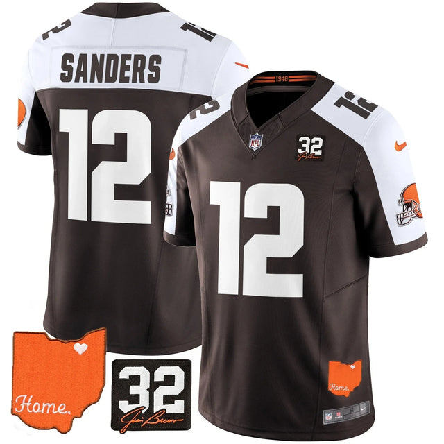 Shedeur Sanders Cleveland Browns Jersey - All Stitched - Shedeur Sanders — view 1