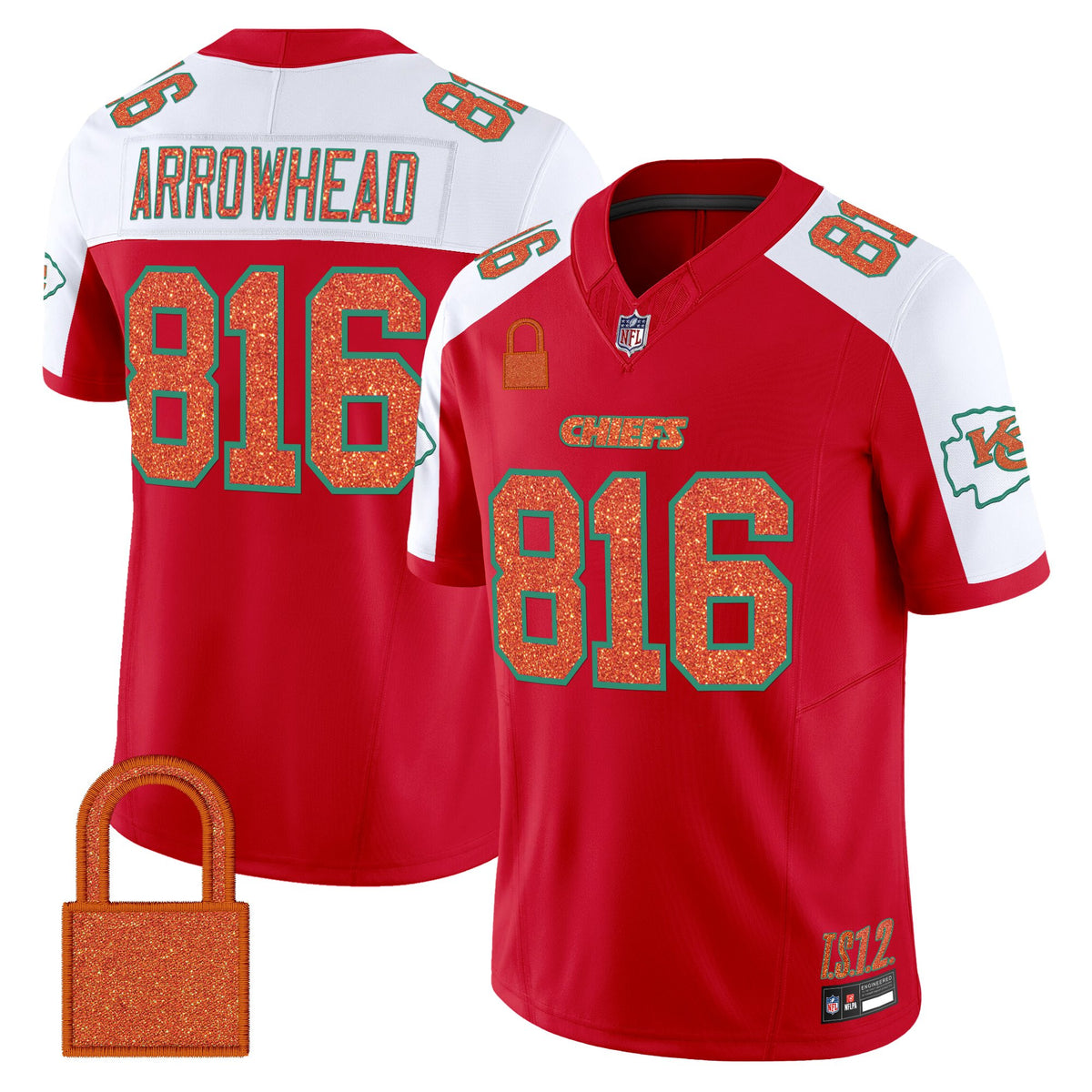 Men's Kansas City Chiefs 'Taylor Swift - TS12 - The Life of a Showgirl' Vapor Limited Jersey - All Stitched — view 1