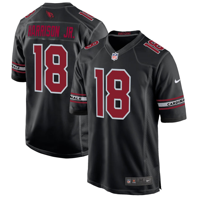 Men's Arizona Cardinals 2024 Game Jersey - All Stitched - Black - Marvin Harrison Jr — view 1