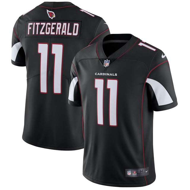 Larry Fitzgerald Arizona Cardinals Black Jersey - All Stitched - Black — view 1