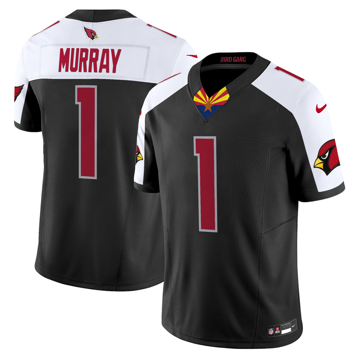 Men's Arizona Cardinals 2024 Special Vapor Limited Jersey - All Stitched - Black Alternate - Kyler Murray — view 1