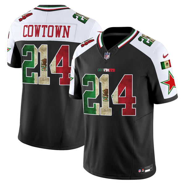 Men's Dallas Cowboys Mexico Vapor Limited Jersey V3 - All Stitched - Alternate - Cowtown 214 — view 1