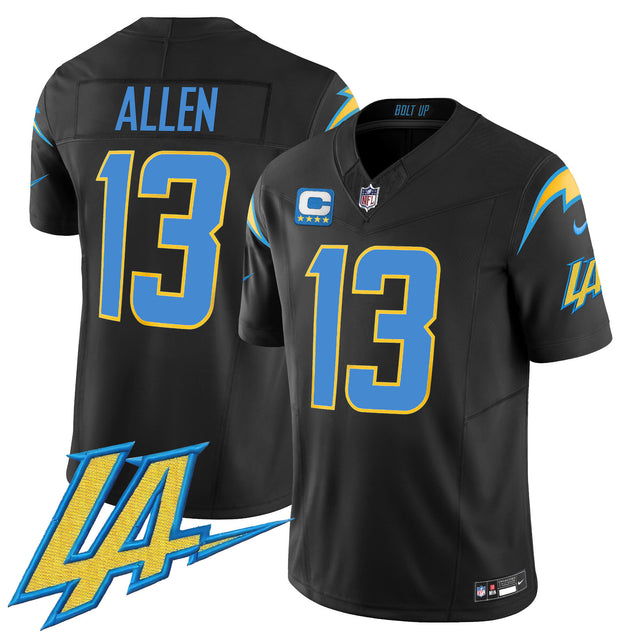 Men's Chargers Vapor Limited Jersey V2 - All Stitched - Black - Keenan Allen — view 1