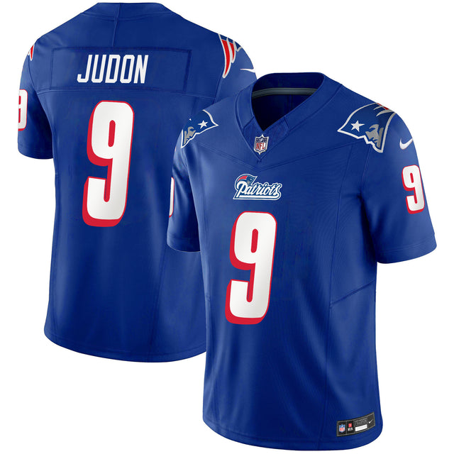 Youth's Patriots 1996 Throwback Limited Vapor Jersey - All Stitched - Royal - Matthew Judon — view 1