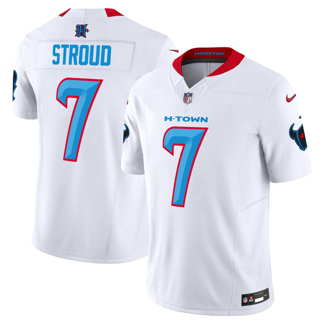CJ Stroud Houston Texans White Jersey - All Stitched - White — view 1