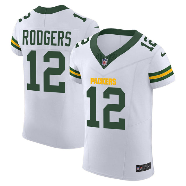 Men's Packers Vapor Elite Jersey - All Stitched - White - Aaron Rodgers — view 1