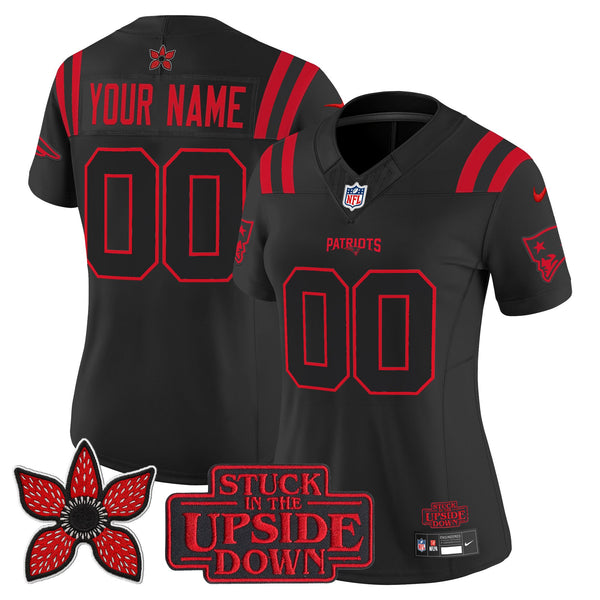New England Patriots 'Stranger Things Edition' Vapor Limited Custom Jersey - All Stitched - Custom — view 1