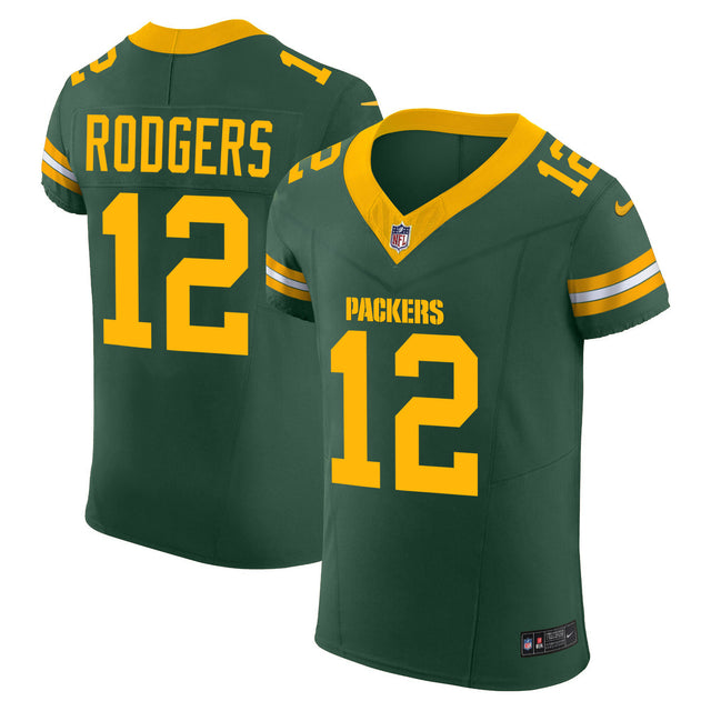 Men's Packers Vapor Elite Jersey - All Stitched - Green - Aaron Rodgers — view 1