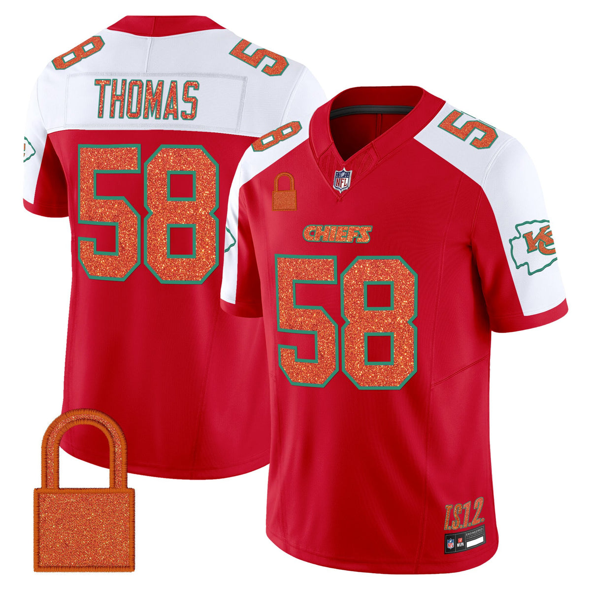 Men's Kansas City Chiefs 'Taylor Swift - TS12 - The Life of a Showgirl' Vapor Limited Jersey - All Stitched — view 1