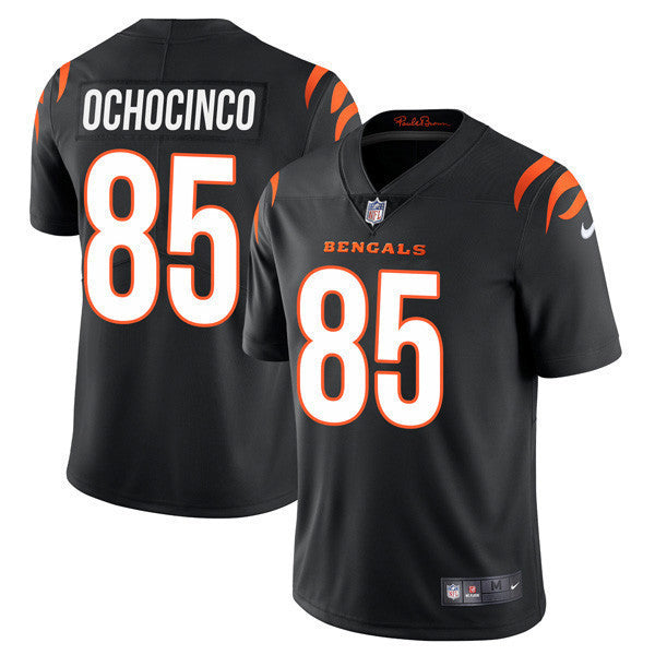 Men's Cincinnati Bengals Player Vapor Limited Jersey - All Stitched - Black - Chad Johnson — view 1