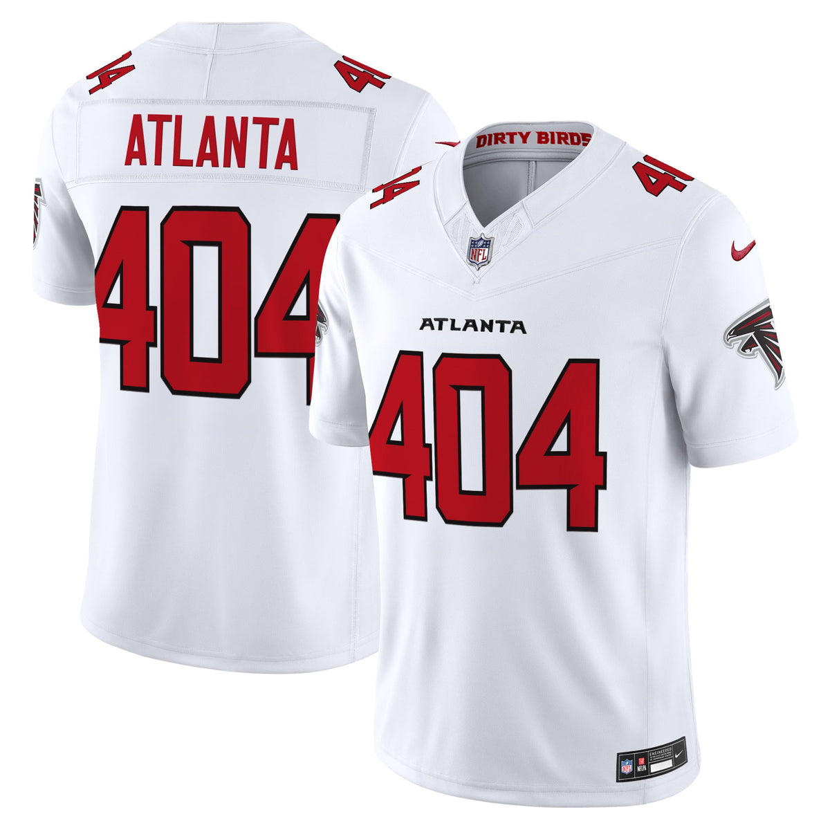 Men's Atlanta Falcons 2026 Vapor Limited Jersey - All Stitched - White - Atlanta 404 — view 1