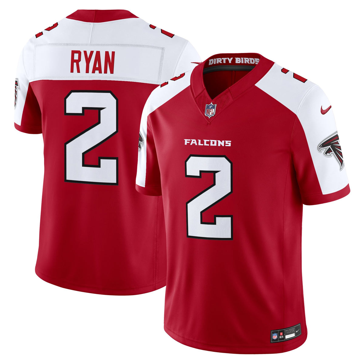Men's Atlanta Falcons 2026 Vapor Limited Jersey - All Stitched - Red Alternate - Matt Ryan — view 1