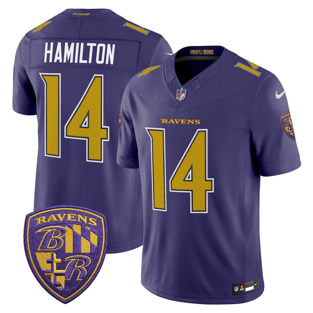 Men's Baltimore Ravens 2026 Vapor Limited Jersey - All Stitched - Purple Limited - Kyle Hamilton — view 1