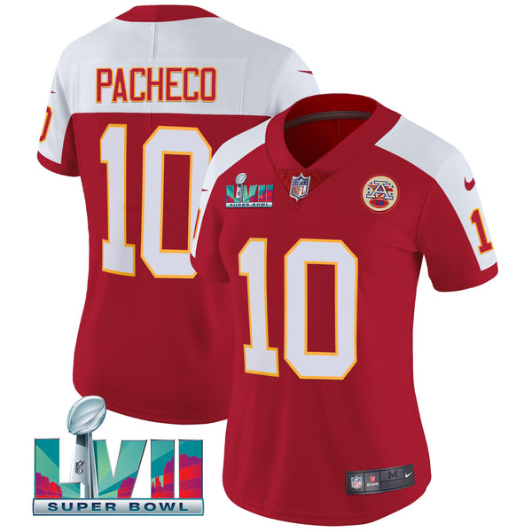 Women's Chiefs Throwback Limited Vapor Jersey - All Stitched - Alternate - Isiah Pacheco — view 1