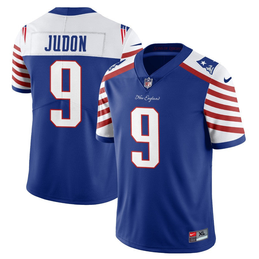 Men's New England Patriots 2023 City Edition Jersey - All Stitched - Royal Alternate - Matthew Judon — view 1