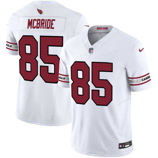 Men's Arizona Cardinals 2024 Vapor Limited Jersey - All Stitched - White - Trey McBride — view 1