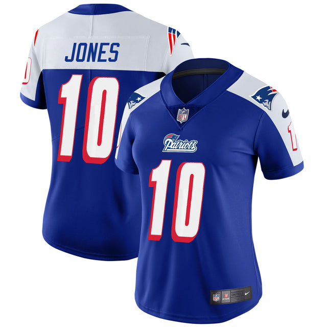 Women's Patriots 1996 Throwback Limited Vapor Jersey - All Stitched - Alternate - Mac Jones — view 1