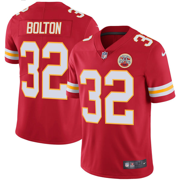 Men's Chiefs Player Vapor Jersey - All Stitched - Red - Nick Bolton — view 1